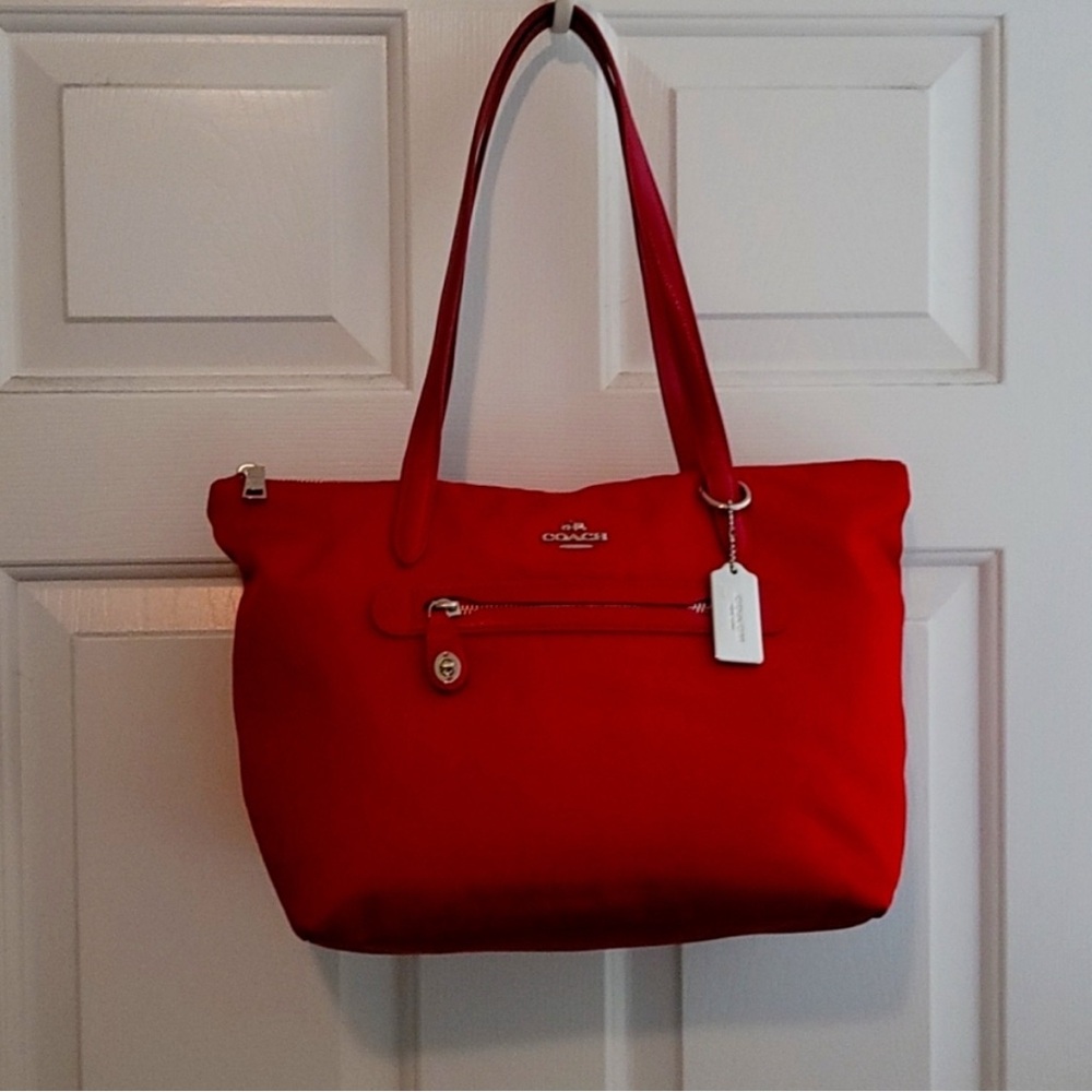 Red Coach Purse